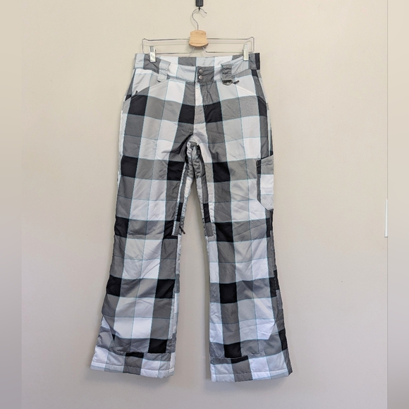 Oakley Plaid Ski Pants Women's Small Y2K Snowboard - Picture 1 of 15